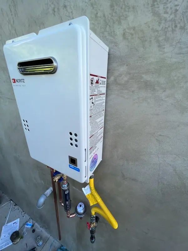 Tankless water heater installation for Ocean View homes