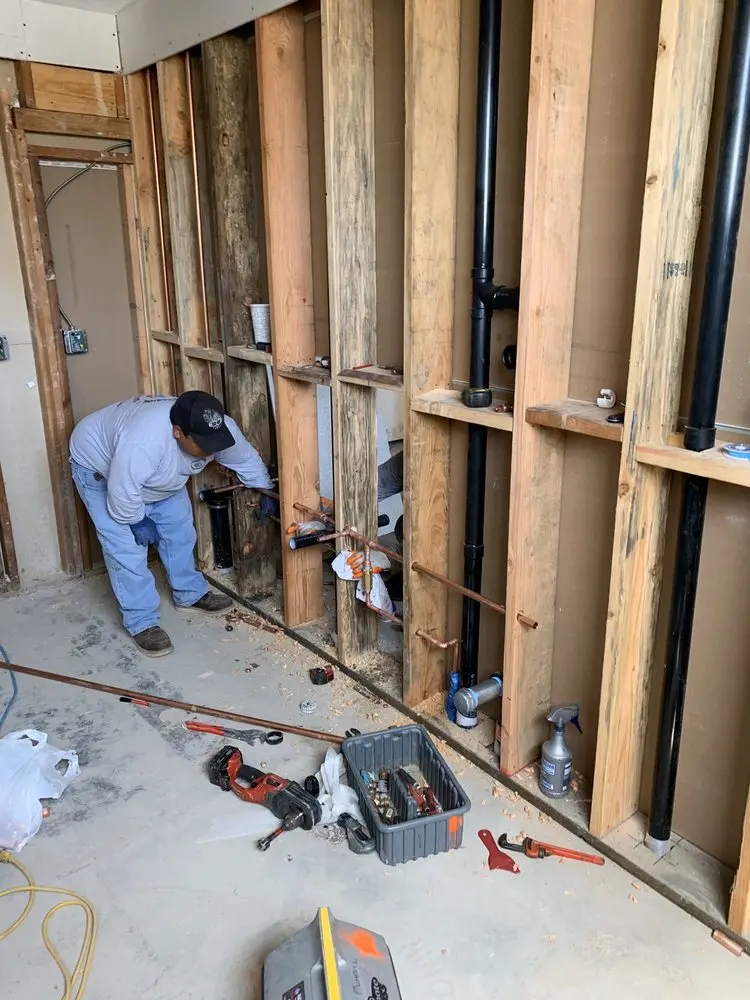 Commercial rough-in plumbing for Water Heater Replacement in Ocean View